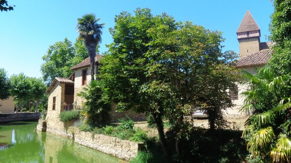The village of Sabazan, in the Adour Valley