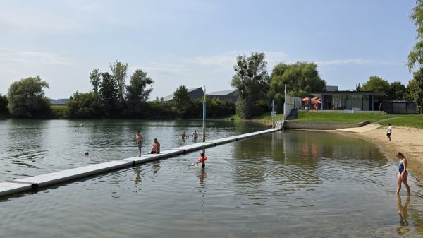 Zwemmen in het Lac de Douzy