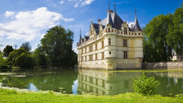 View of Azay-le-Rideau Castle