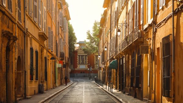Une des rues de la charmante Aix-en-Provence