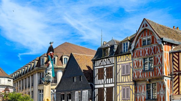 Les jolies maisons colorées du centre historique 