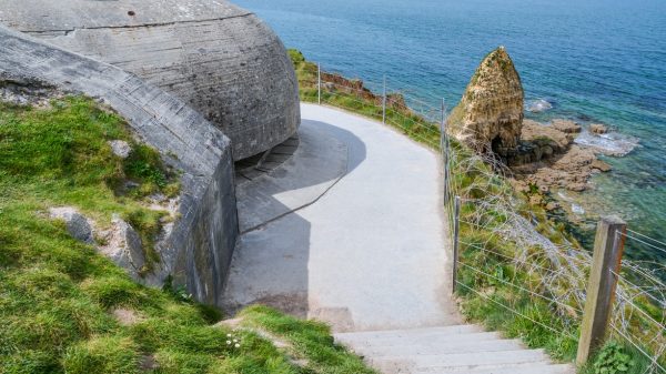 German bunker at Pointe du Hoc 