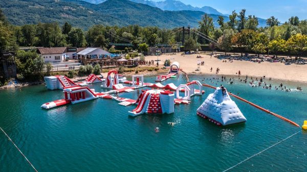 Beach and water games at La Terrasse