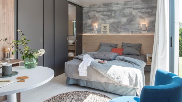 Room with bed linen provided