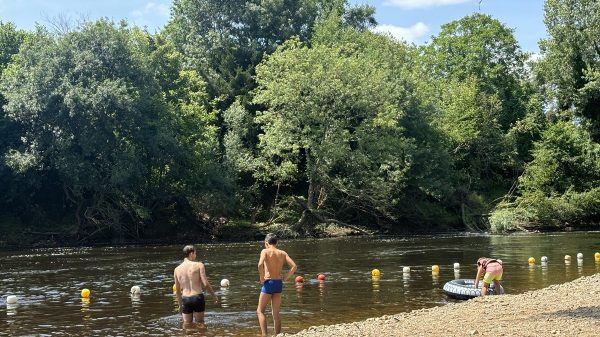  Swimming in the Creuse at Lésigny 