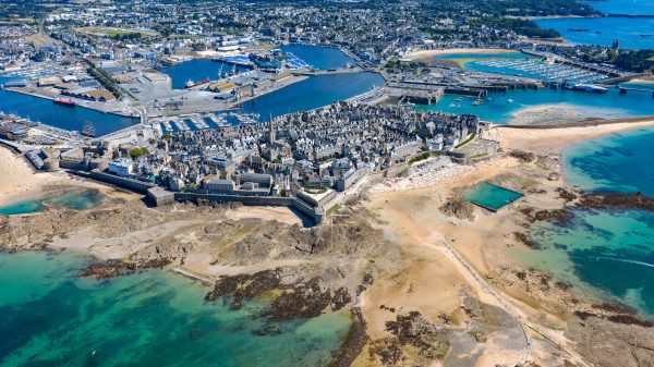 Aerial view of Saint-Malo 