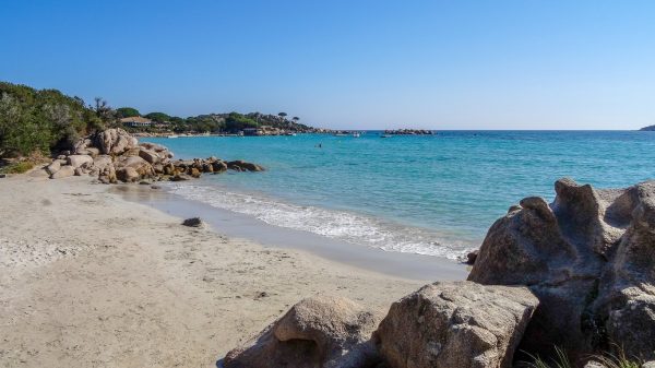 La belle plage de l'Arinella à Bastia
