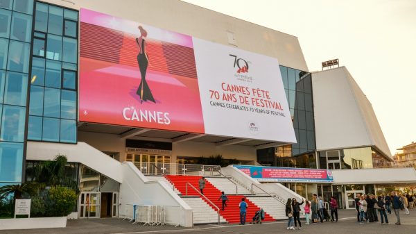 De moderne architectuur van het Palais des Festivals