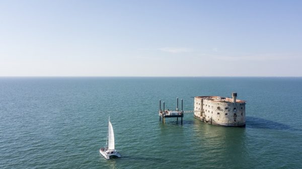 Vista aérea del famoso Fort Boyard