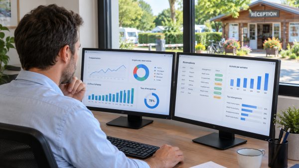 Le responsable commercial au camping