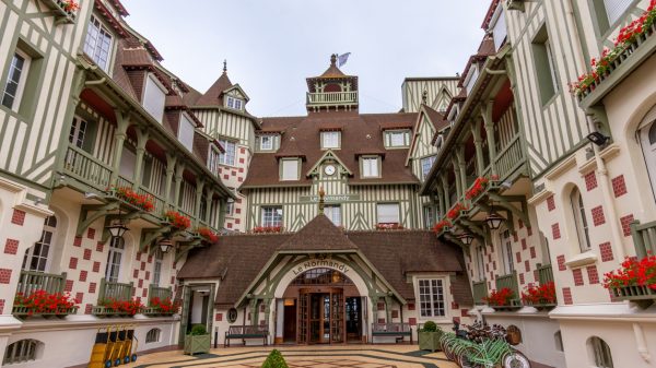 Het prachtige hotel Le Normandy 