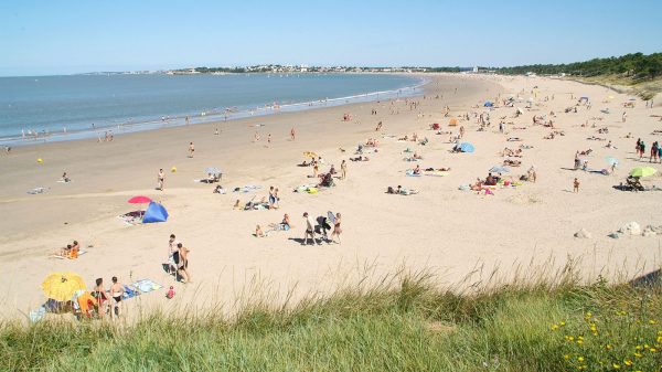 Der Strand von Saint-Georges-de-Didonne in der Nähe von Royan