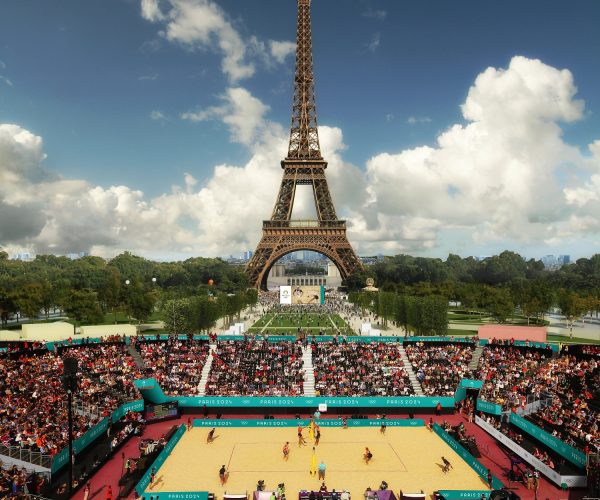 Volleyball de plage au Stade Tour Eiffel